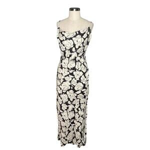 NANUSHKA Willow Slip Dress Porcelain Rose Women's Size Large Midi Length